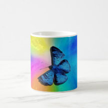 rainbow butterfly mugs
