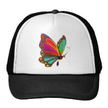 Rainbow Butterfly Trucker Hats