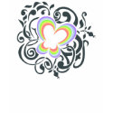 Rainbow butterfly t-shirts