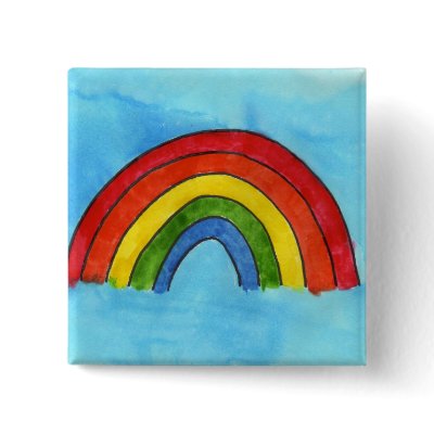 Rainbow Button by bonnievoyage