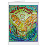 Rainbow Cancer Angel Card cards