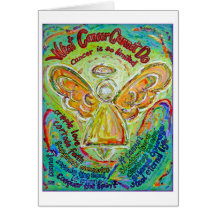 Rainbow Cancer Angel Card
