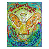 Rainbow Cancer Angel T-shirt
