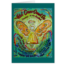 Rainbow Cancer Cannot Do Angel Greeting Cards