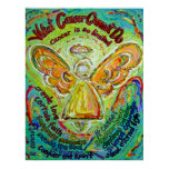 Rainbow Cancer Cannot Do Angel Painting Poster posters