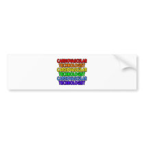 Rainbow Cardiovascular Technologist Bumper Stickers