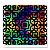 Rainbow Celtic Knot Poster