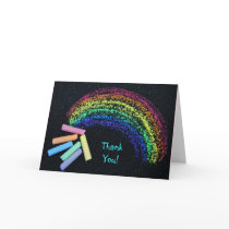 Rainbow Chalk Cards