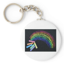 Rainbow Chalk Keychains