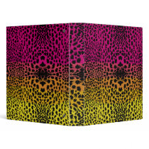 Rainbow Cheetah Binder by calroofer Rainbow Cheetah Binder