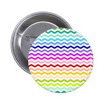 Rainbow chevron pinback buttons
