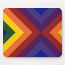 Rainbow Chevrons mousepads