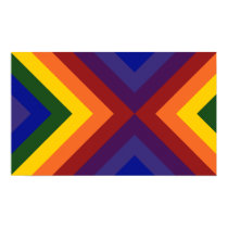 Rainbow Chevrons posters