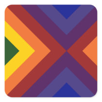 Rainbow Chevrons stickers