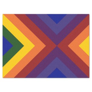 Rainbow Chevrons Tissue Paper