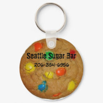 Rainbow chocolate Chip Cookie Key Chain keychains