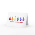 Rainbow Christmas Tree cards