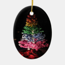 Rainbow Christmas Tree Christmas Tree Ornaments