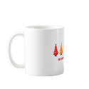 Rainbow Christmas Tree mugs