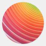 Rainbow circles stickers