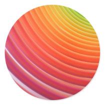 Rainbow circles stickers stickers