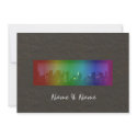 Rainbow City Skyline With Brown Background Wedding by NYThroughTheLens