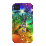Rainbow Clef iPhone 4 Case