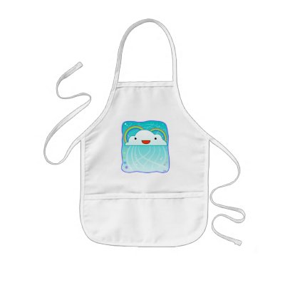 Rainbow Cloud Apron by CaramelCritters