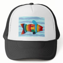 "Rainbow Clown Fish" hats