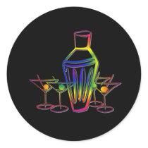 Rainbow Cocktails stickers by markthaler Rainbow Cocktails stickers