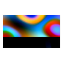 Rainbow Color Blobs Business Card