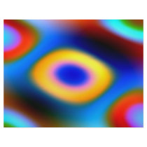 Rainbow Color Blobs Custom Flyer