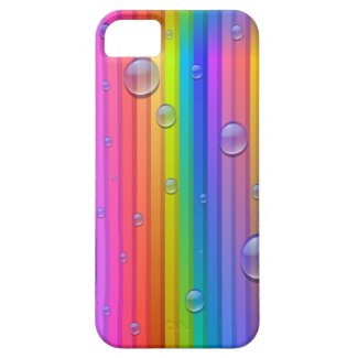 Rainbow Color Stripes iPhone 5 Case