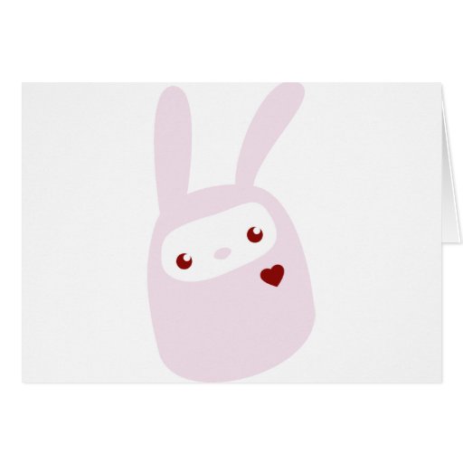 Rainbow Colored Gumdrop Bunnies Greeting Cards
