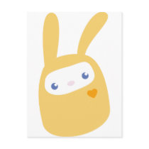 Rainbow Colored Gumdrop Bunnies Post Cards