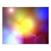 Rainbow Colored Lens Flare Art Photo