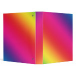 Rainbow Colors Binder