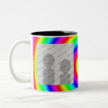 Rainbow Colors. Bright and Colorful. Custom Photo. Mugs