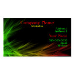 Rainbow colors business cards