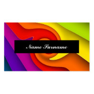 Rainbow Colors Business cards Business Card