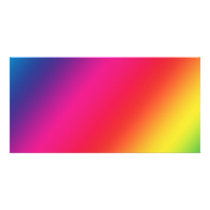 Rainbow Colors Photo Card