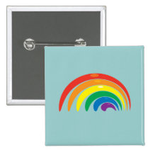 Rainbow Colors Pinback Buttons