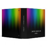 Rainbow Colors Portfolio binder