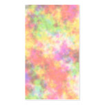 Rainbow Colors. Pretty, Colorful Clouds. Business Card Template