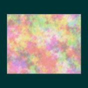 Rainbow Colors. Pretty, Colorful Clouds. Full Color Flyer