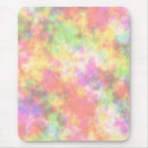 Rainbow Colors. Pretty, Colorful Clouds. Mouse Pad