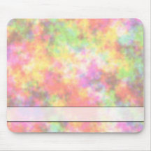 Rainbow Colors. Pretty, Colorful Clouds. Mousepads