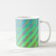 Rainbow Colors Striped Pattern Classic White Coffee Mug