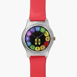 Rainbow Colours Watch Face Personalized