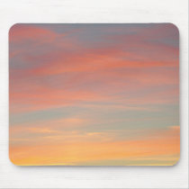 Rainbow Cotton Candy Clouds mousepads